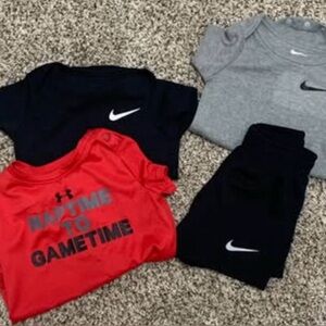 Nike, UA infant size 9 months lot